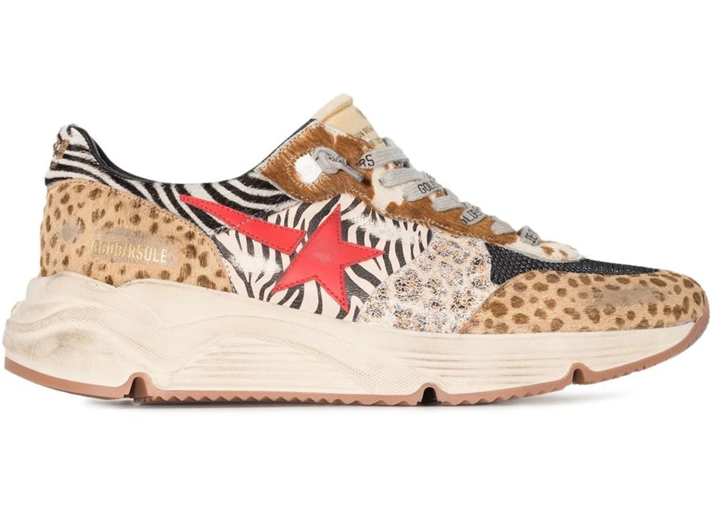 Golden Goose Running Sole Safari Print Multi - 1