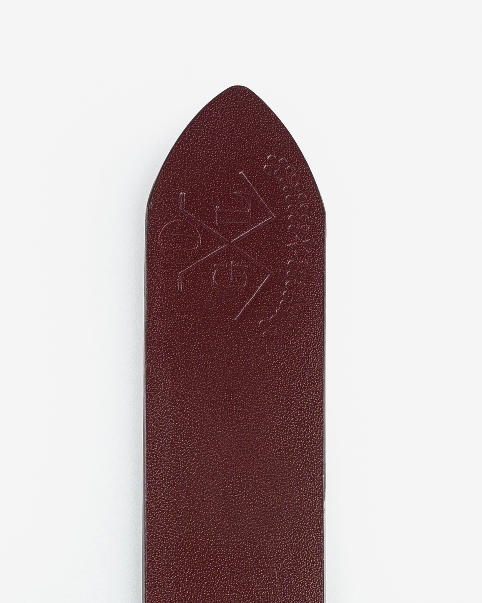 OGL-BELT-FULL-COP-BRN OGL Single Prong Copper Garrison Buckle Leather Belt - Full Dyed Brown - 4