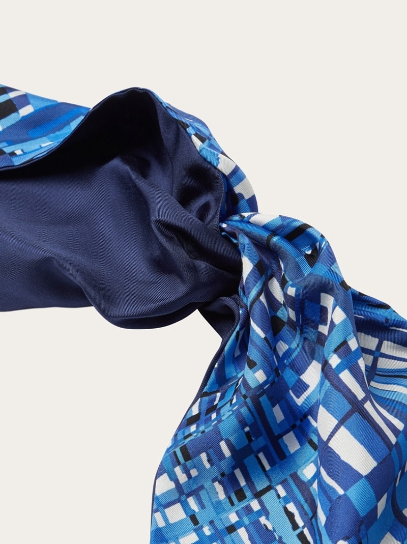 FERRAGAMO CHECK PRINT HEADBAND outlook