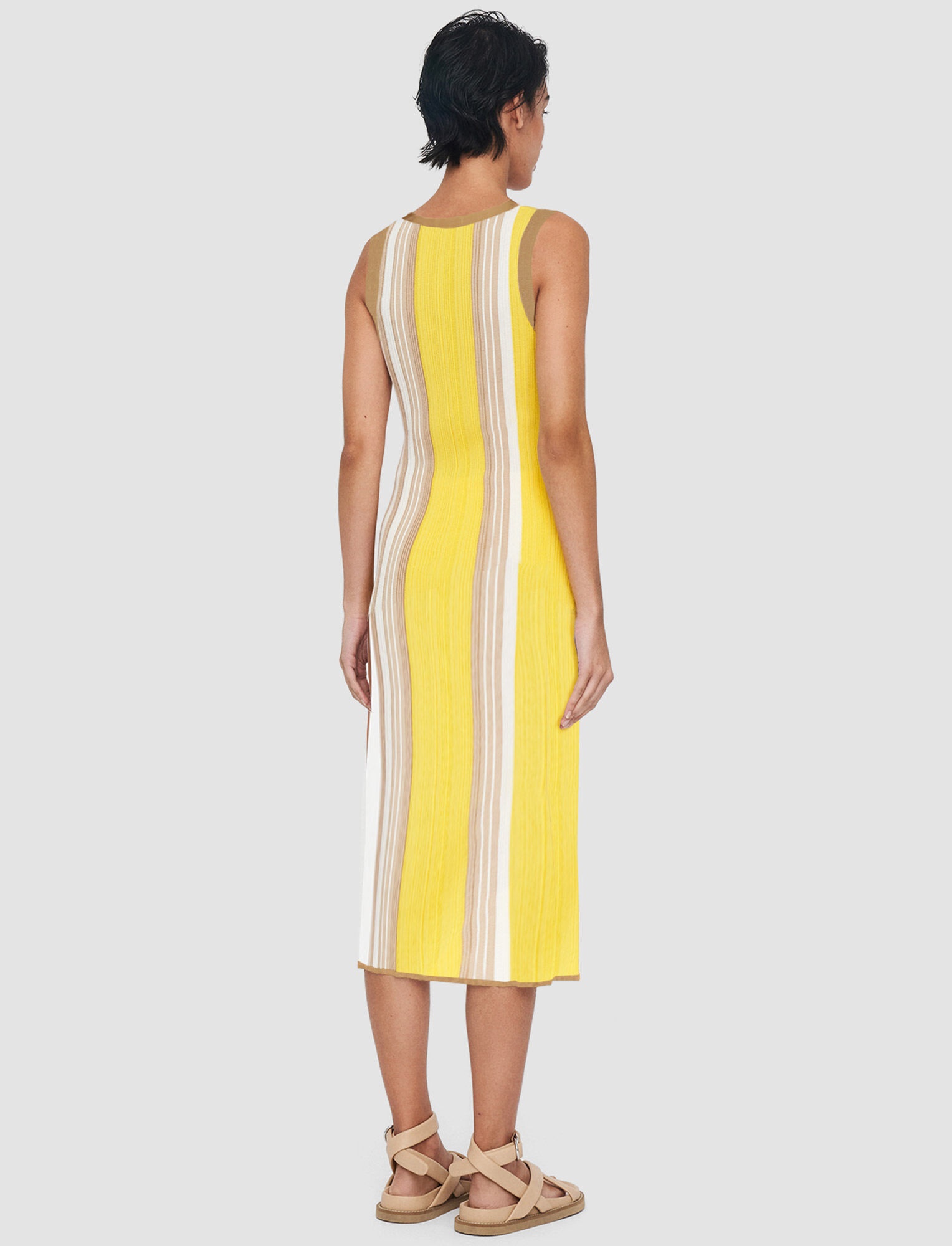 Colour Block Rib Dress - 3