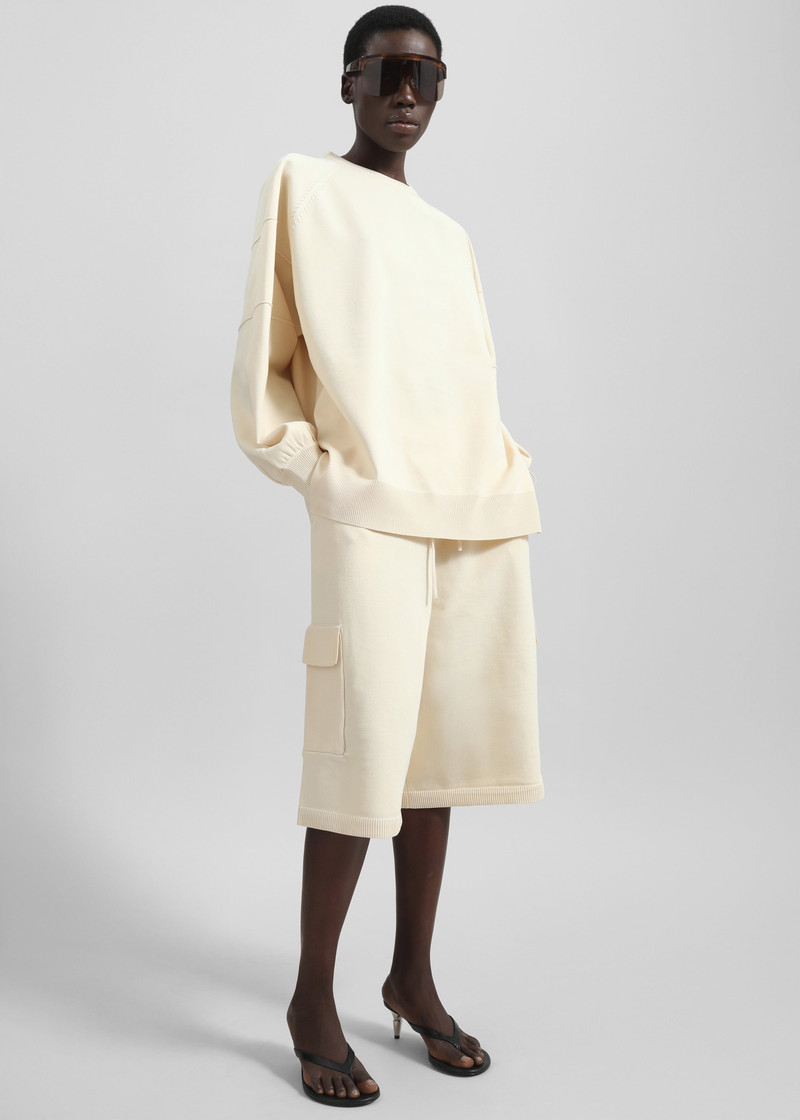 Wesra Knit Sweatshirt - Ecru 6