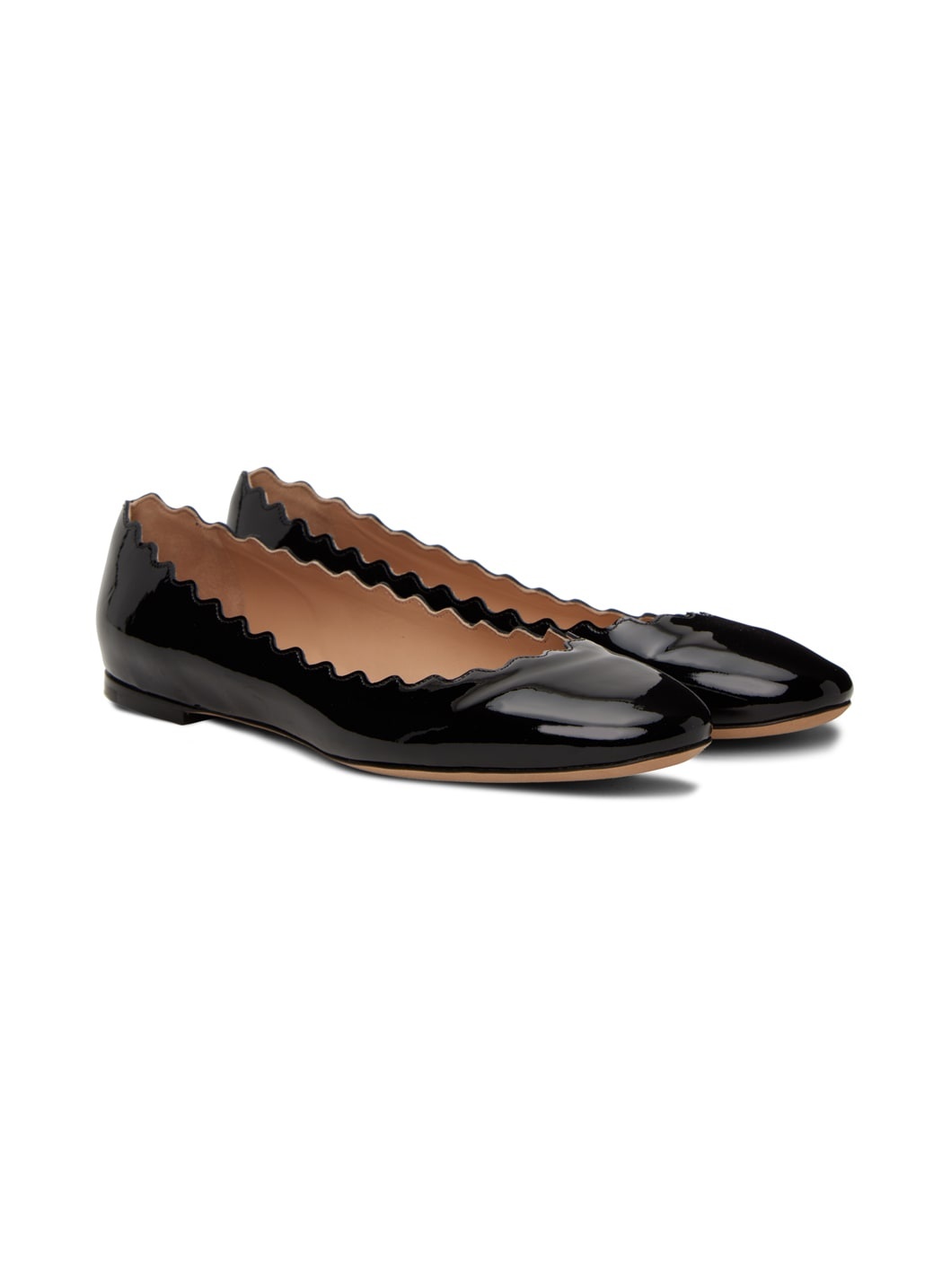 Black Lauren Ballerina Flats - 4