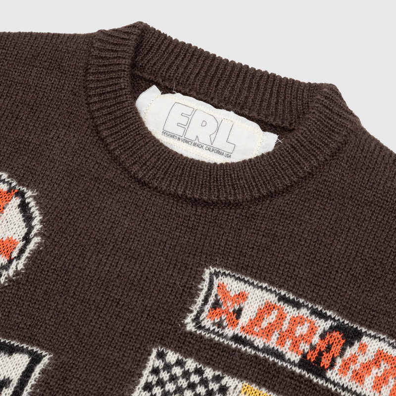 ERL HAHAHAH WOOL MOHAIR SWEATER outlook