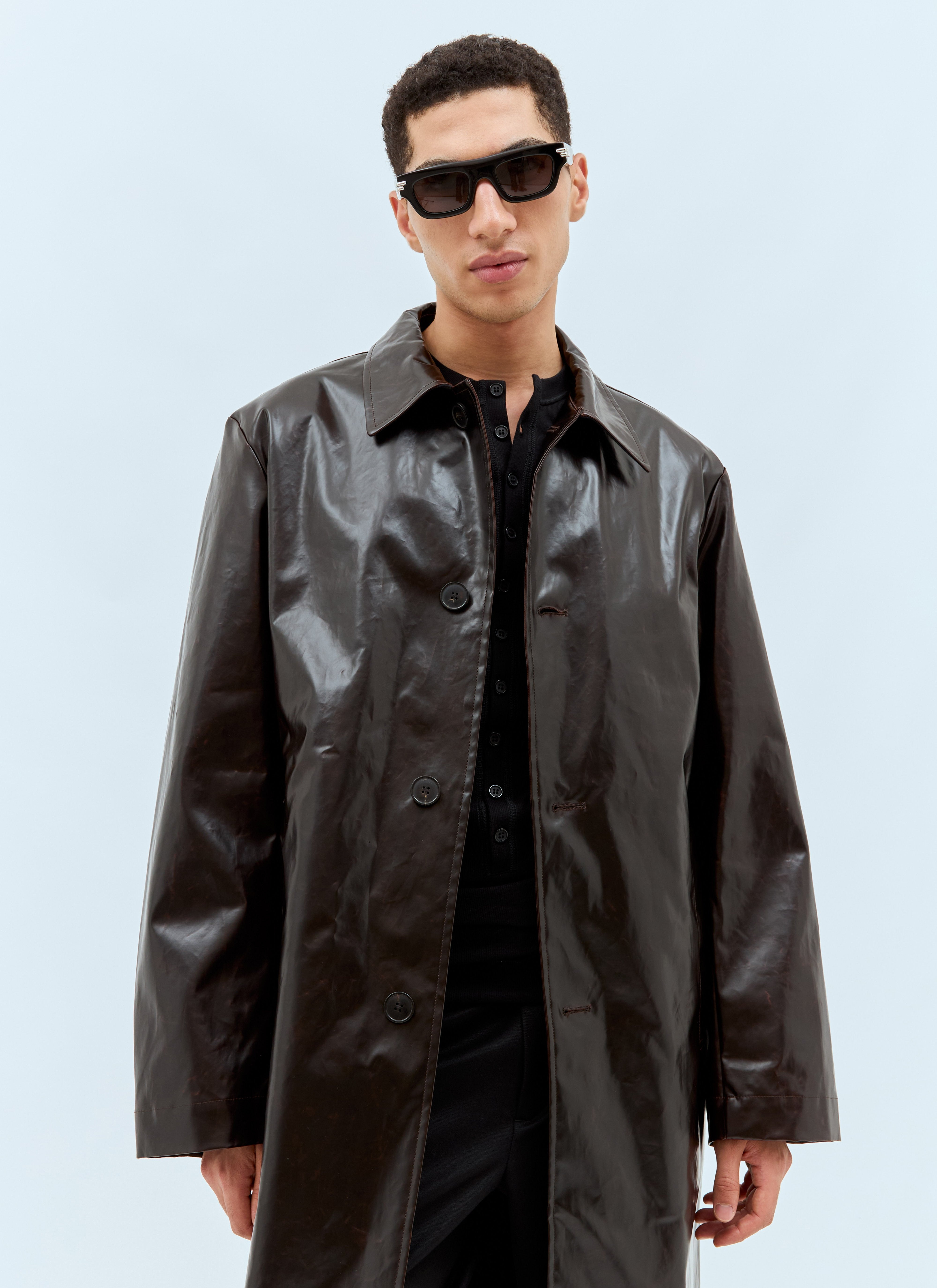 Bottega Veneta Men Mitre Square Sunglasses - 3