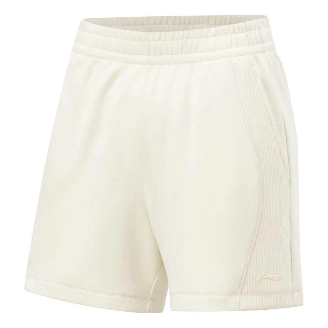 (WMNS) Li-Ning 교육 시리즈 로고 Shorts 'Beige' AKSU016-5 - 1