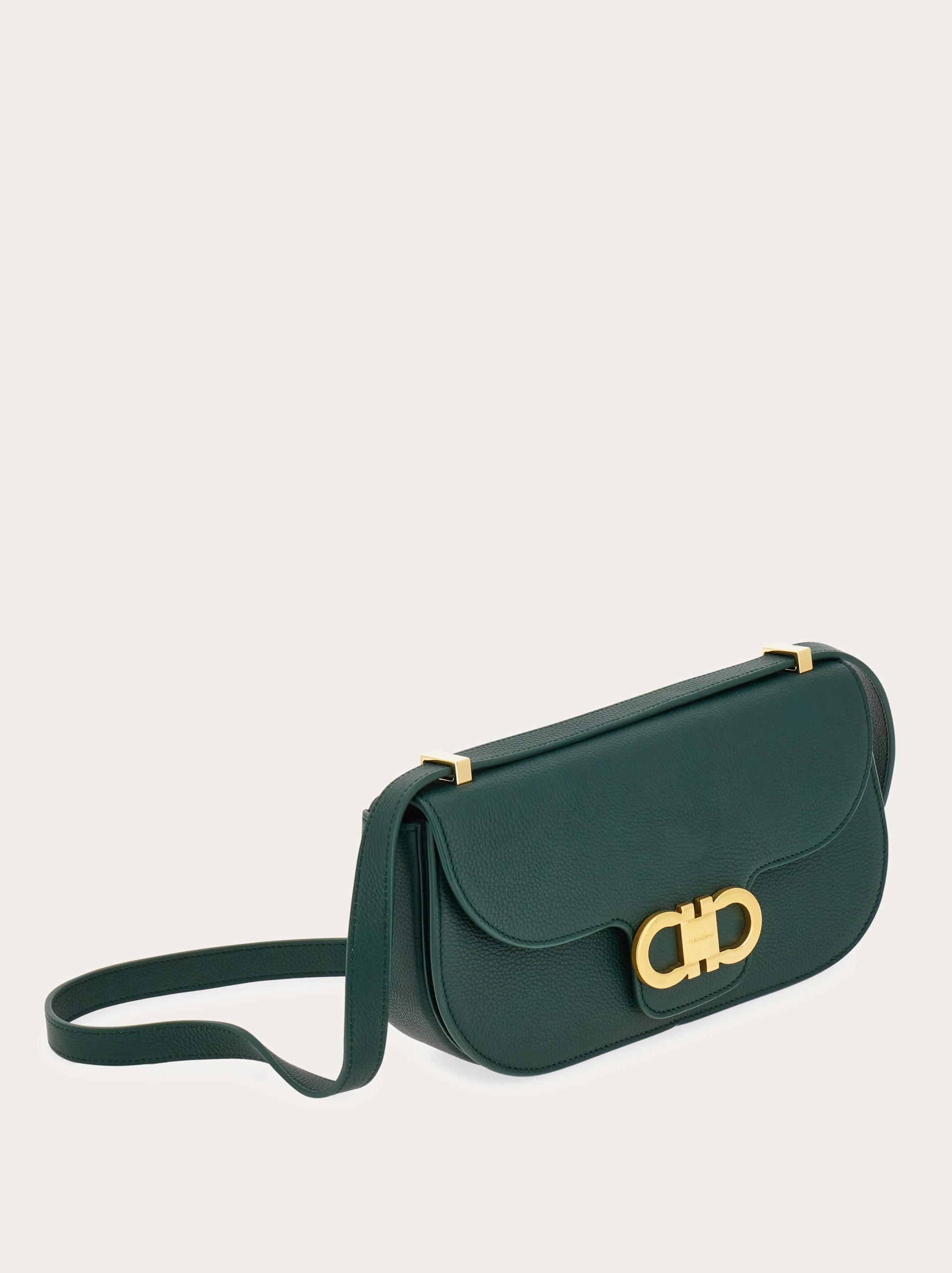 Double Gancini mini crossbody bag - 6