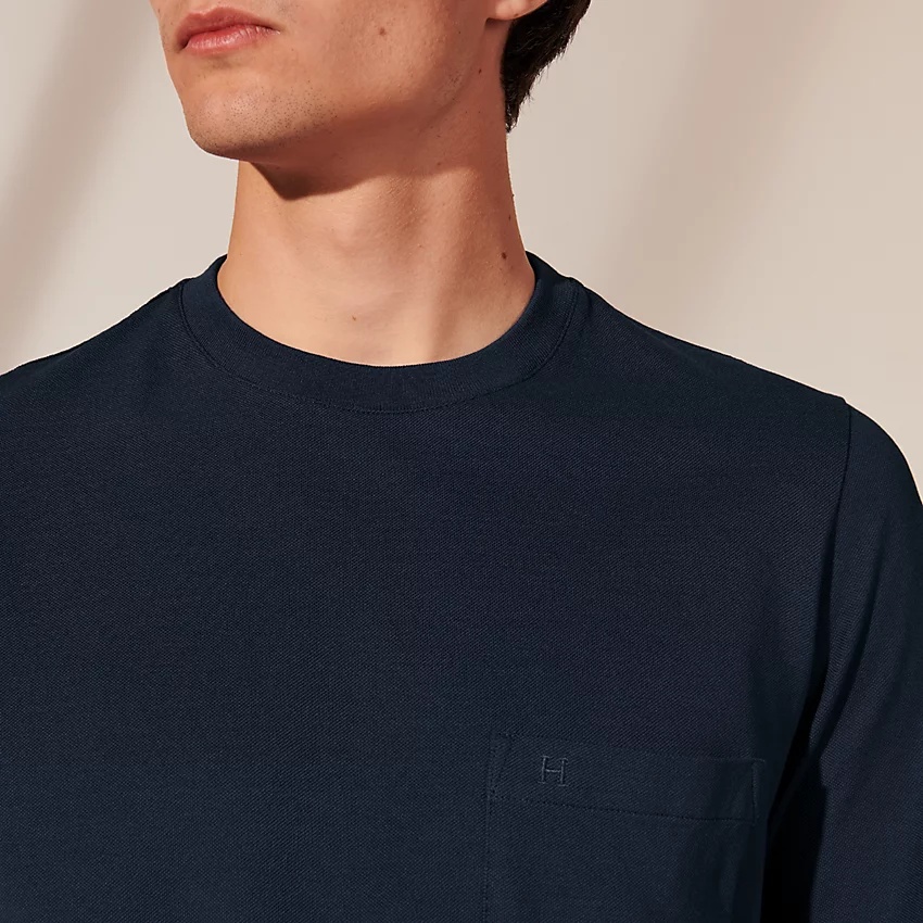 "H" embroidered T-shirt - 3