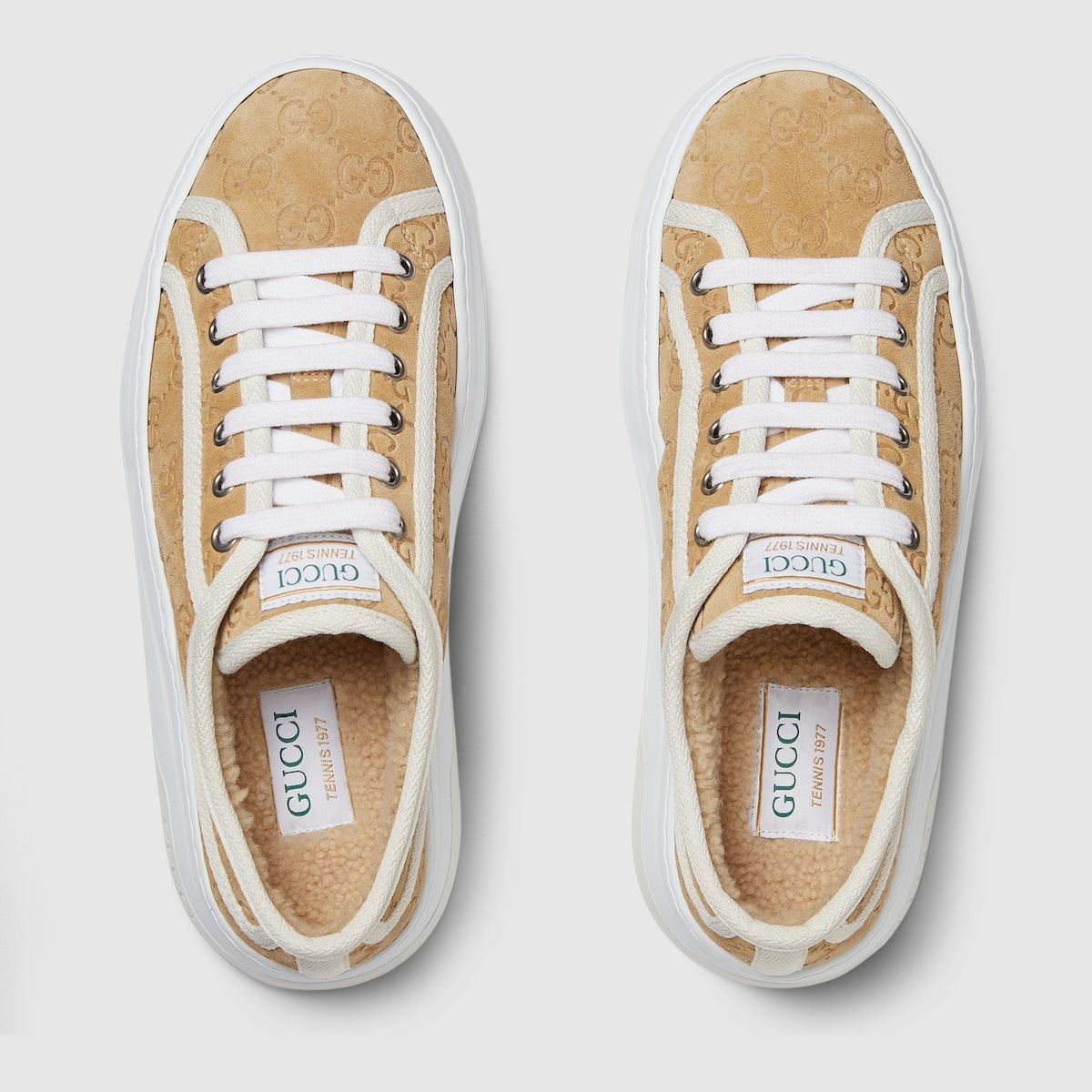 Gucci Tennis 1977 Wool Sneakers - 3
