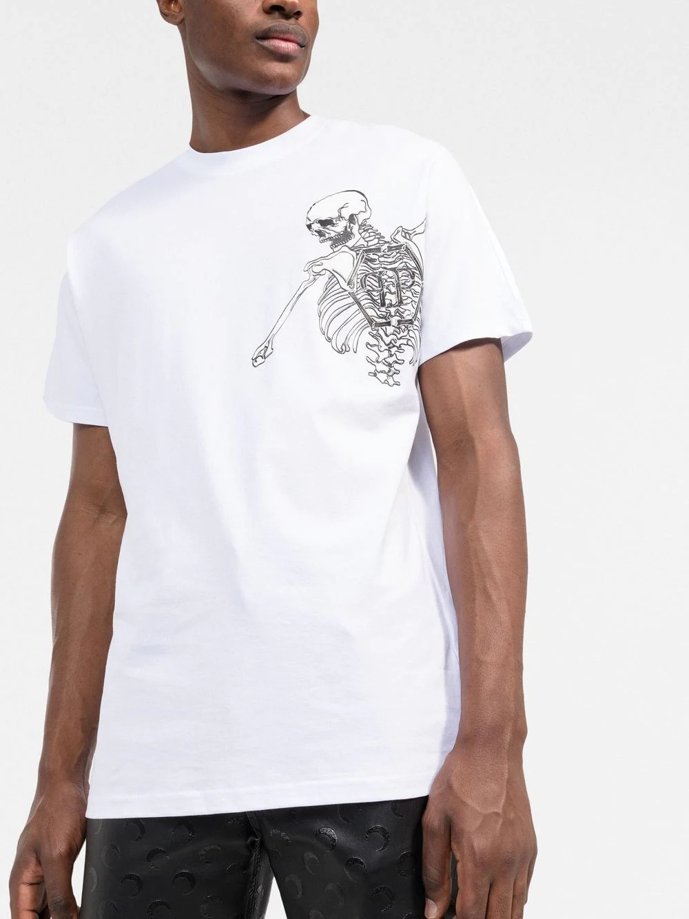 skeleton-print T-shirt - 3