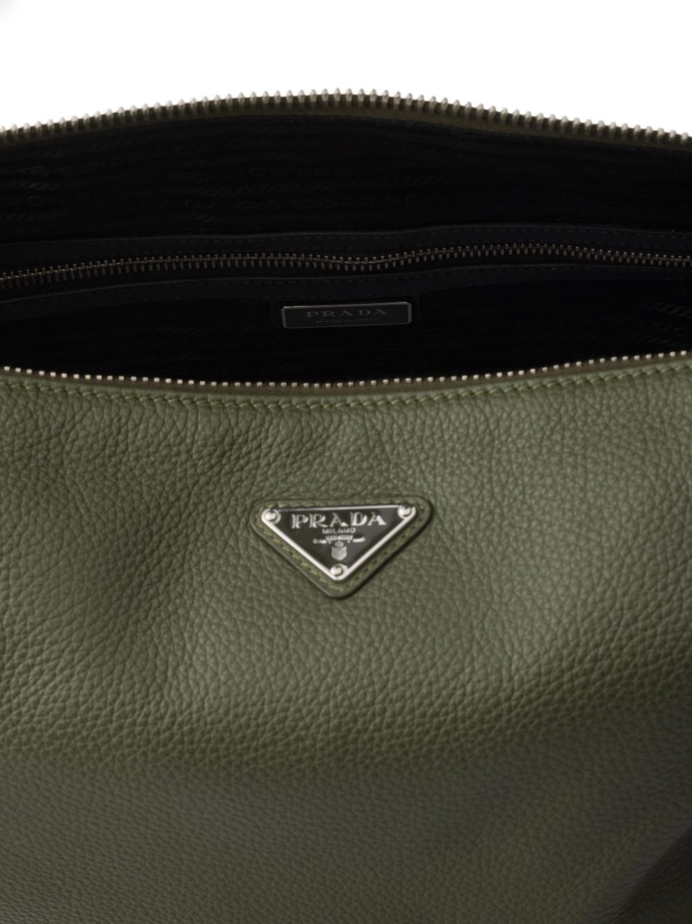medium textured shoulder bag - 7