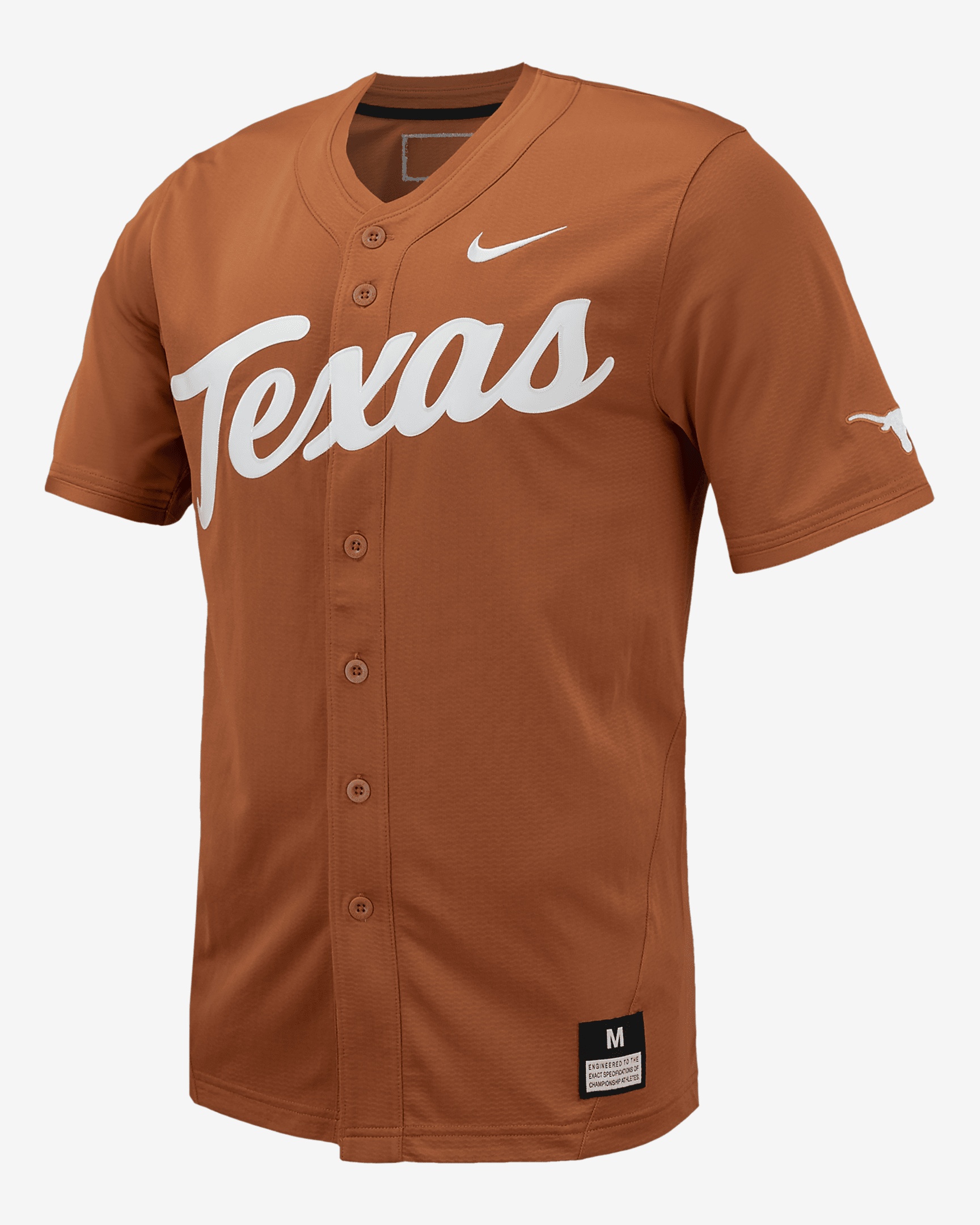 Texas Nike Men's College Replica Baseball Jersey - 1