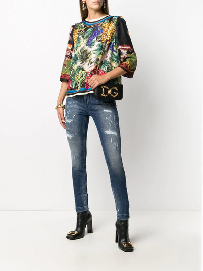 Dolce & Gabbana Autumn print blouse outlook