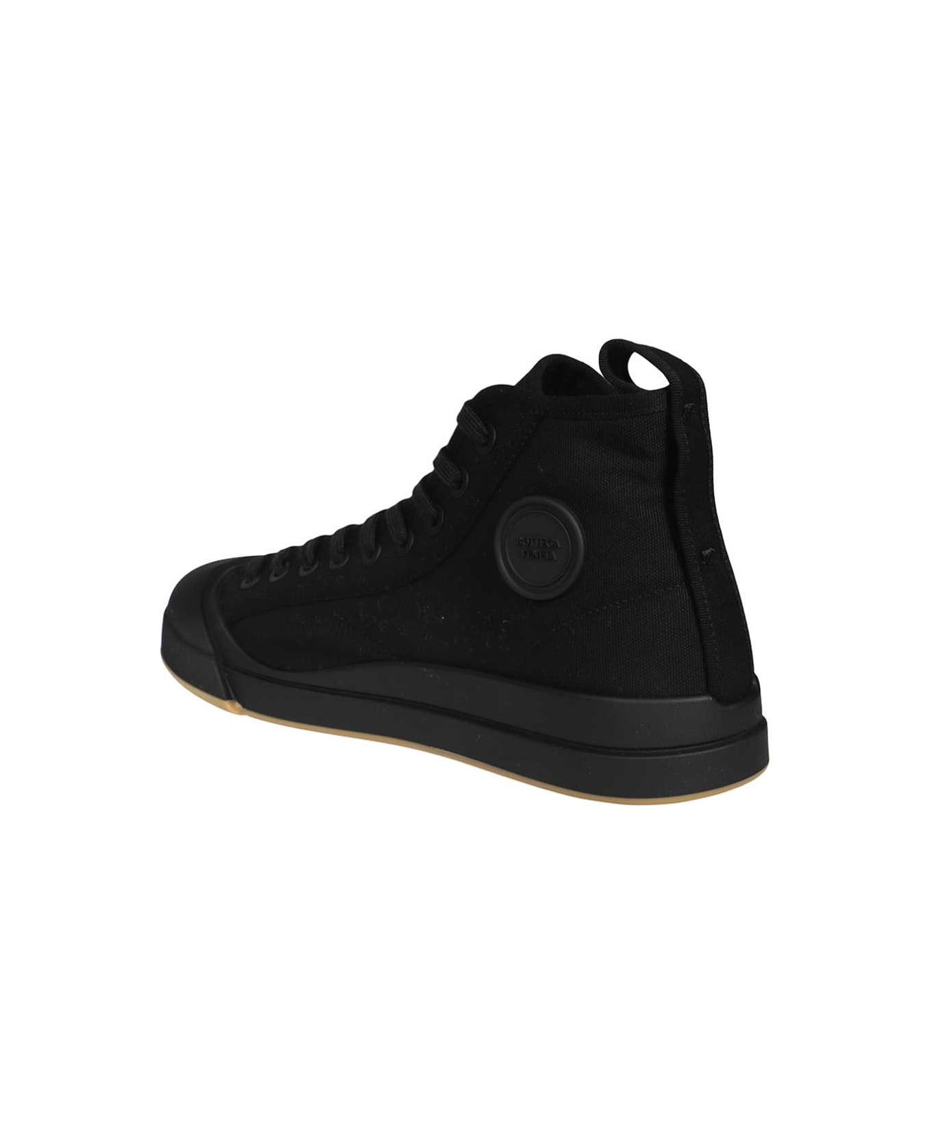 High-top Fabric Sneakers - 3