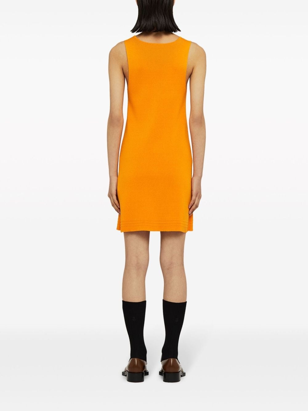 V-neck knitted minidress - 3