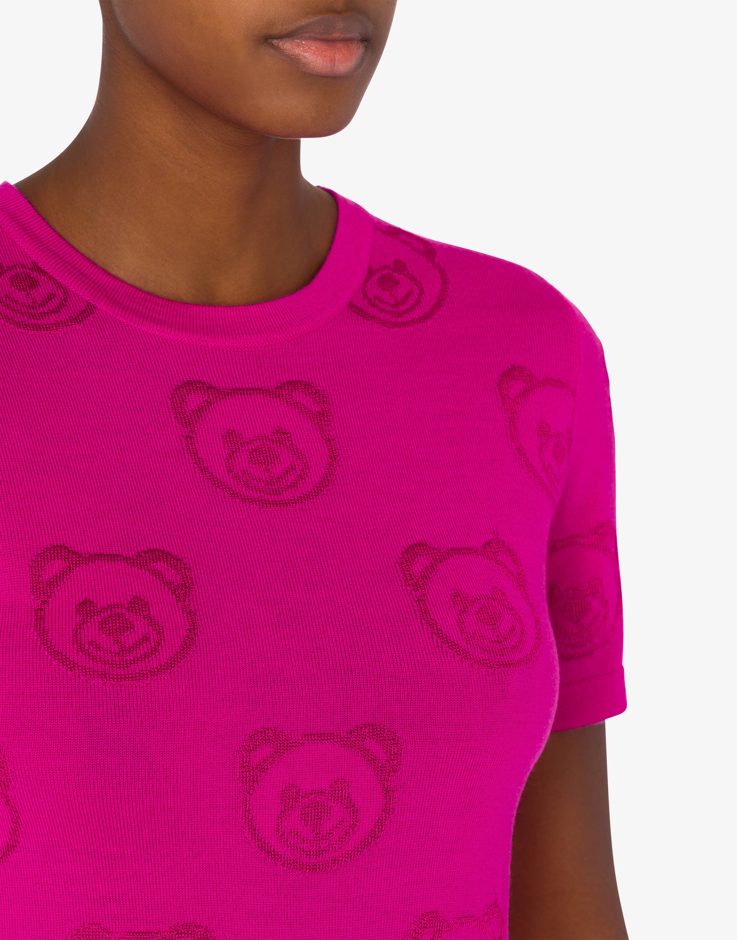 ALL-OVER TEDDY BEAR KNIT TOP - 4