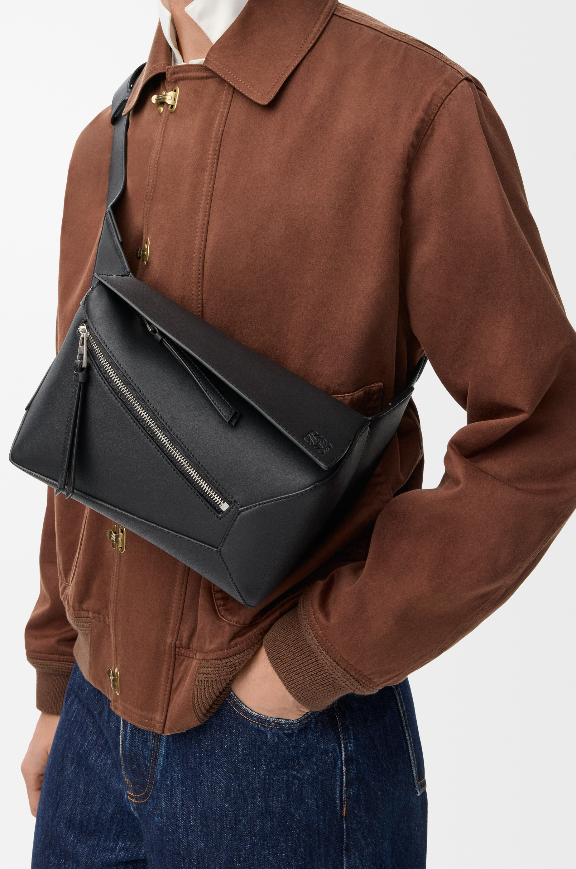 Small Puzzle bumbag in classic calfskin - 2