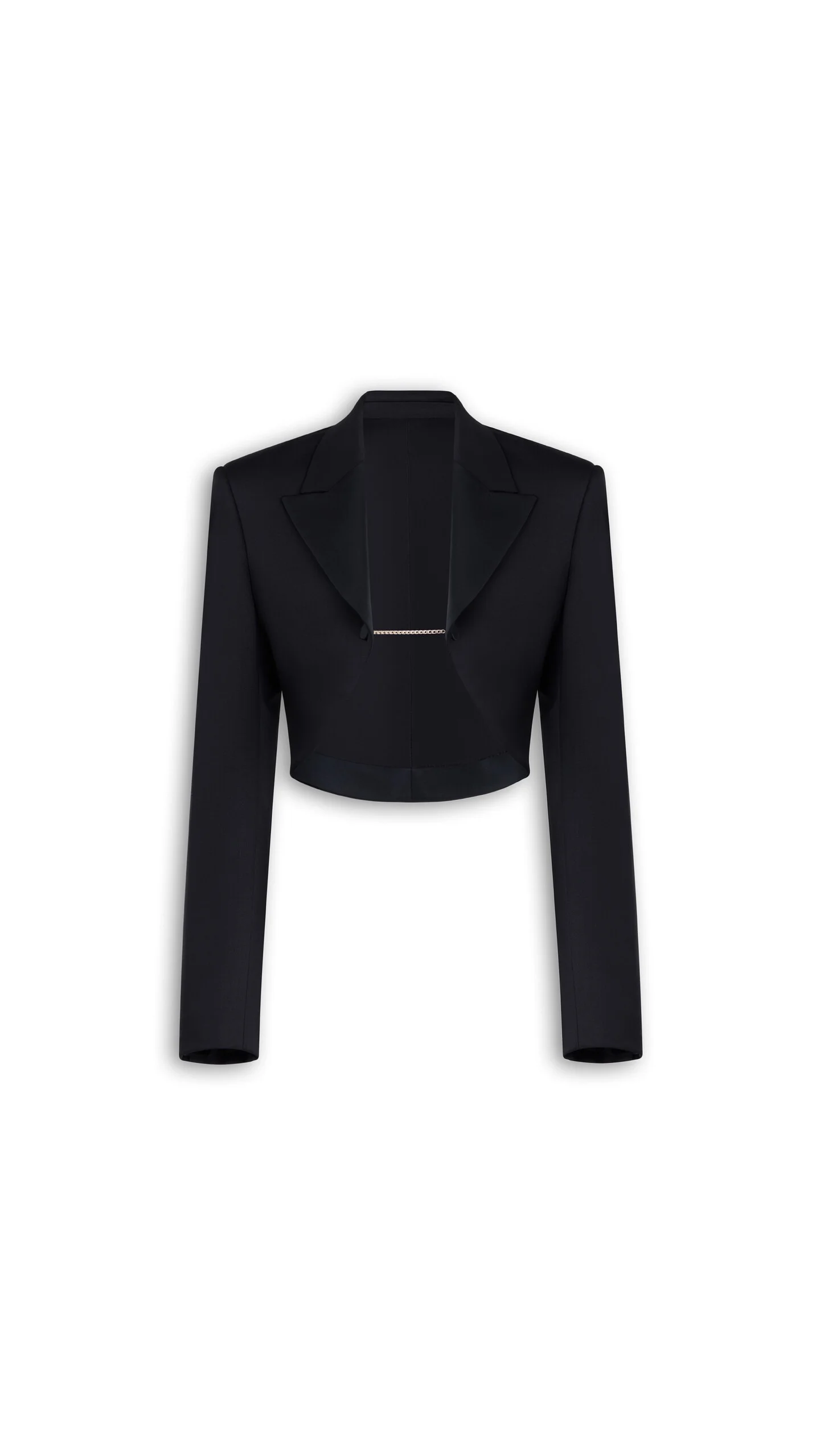 TUXEDO BOLERO IN WOOL - 1