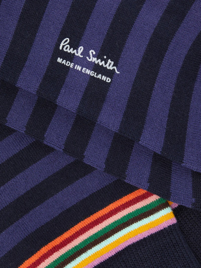 Paul Smith Pack of two striped cotton-blend socks outlook