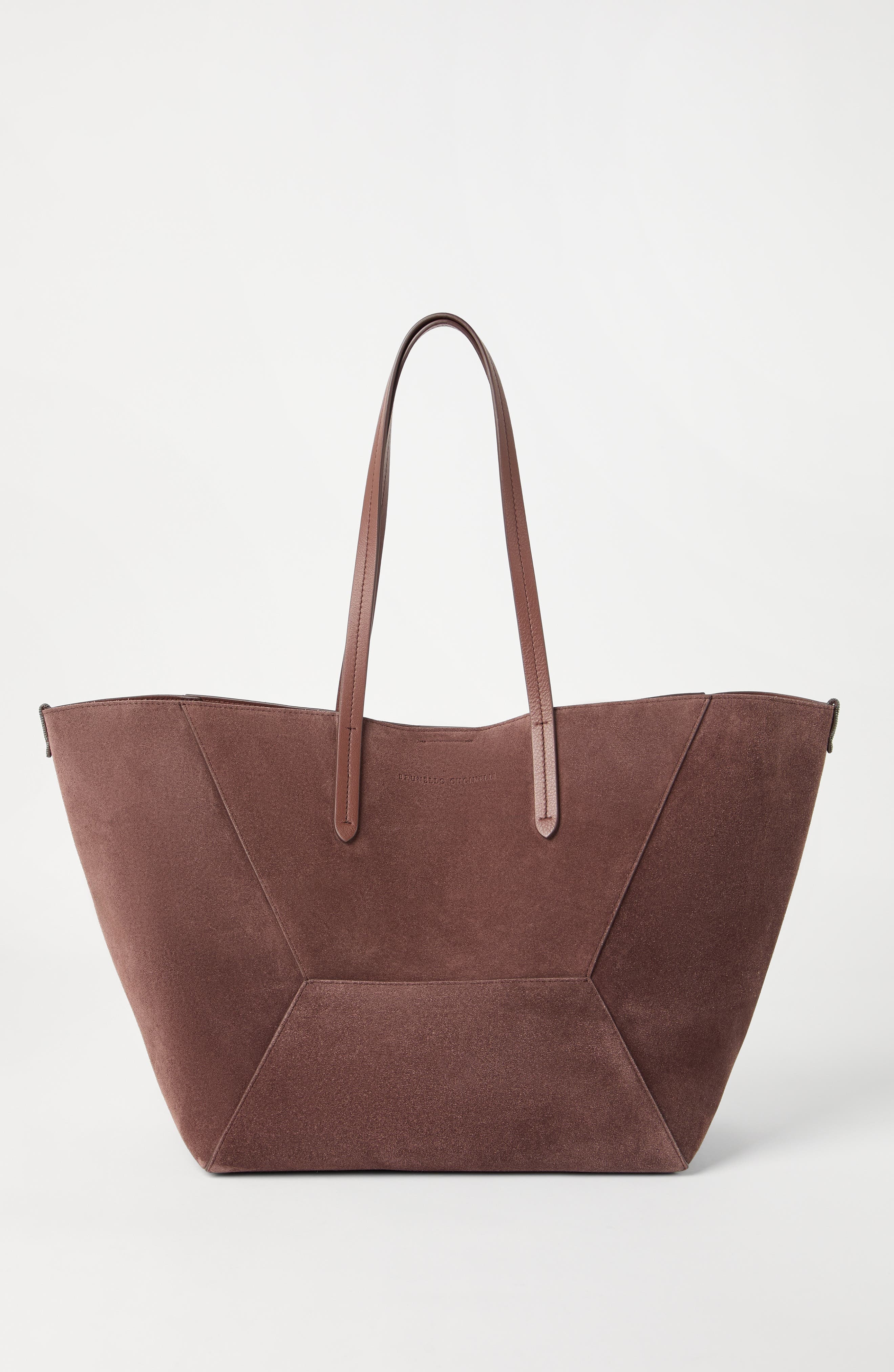 Brunello Cucinelli Suede BC Duo bag in Burgundy at Nordstrom - 2