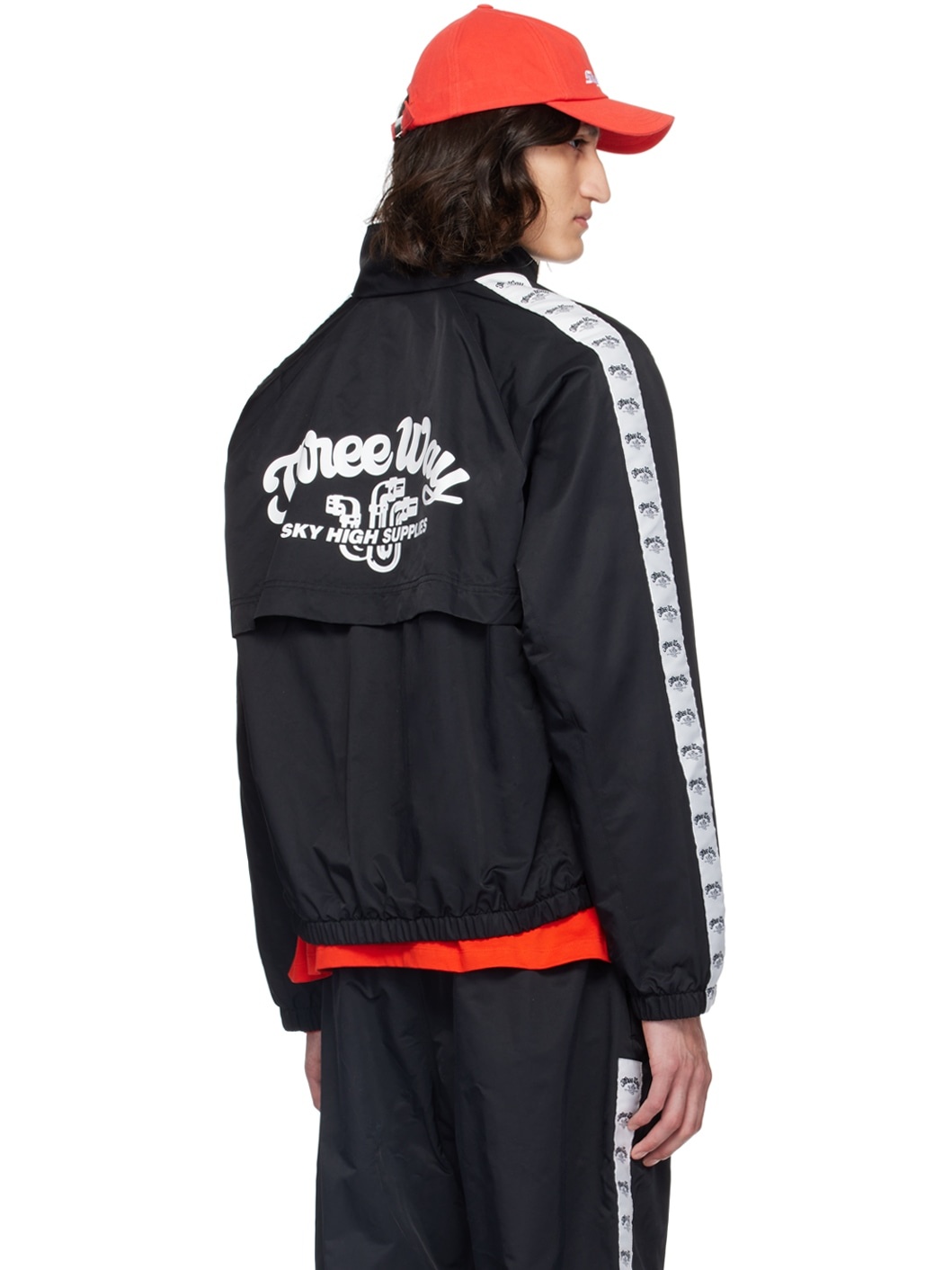 Black Zip Track Jacket - 3
