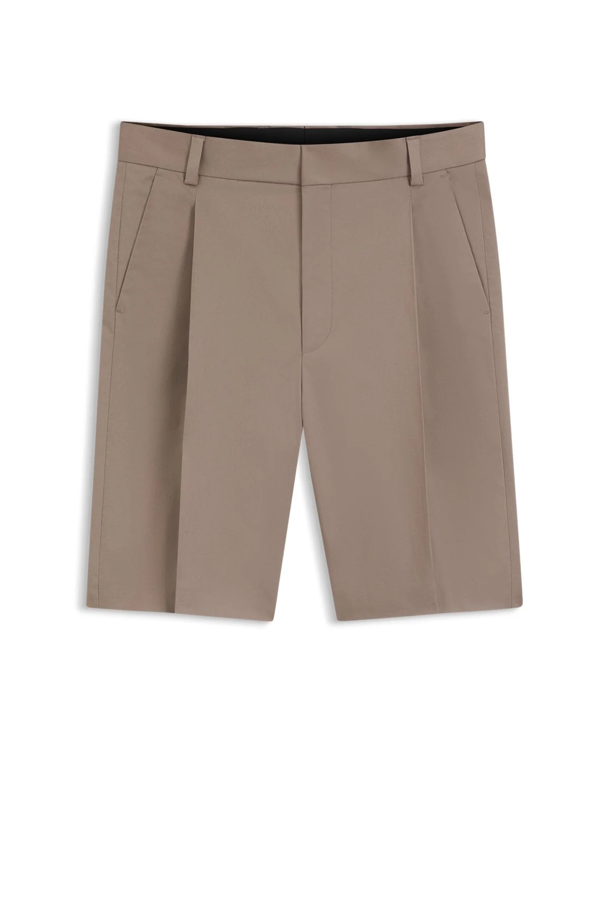 RELAXED-FIT SHORTS IN STRETCH-COTTON TWILL - 1