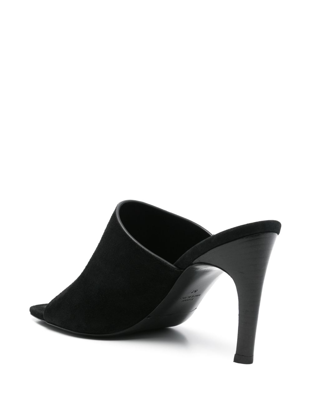 90mm velour mules - 3