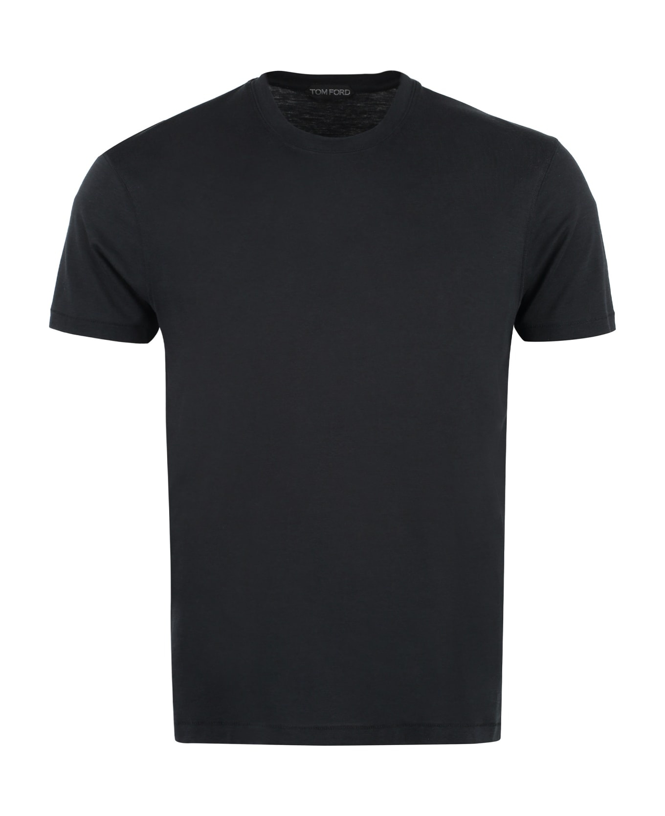 Cotton Crew-neck T-shirt - 1