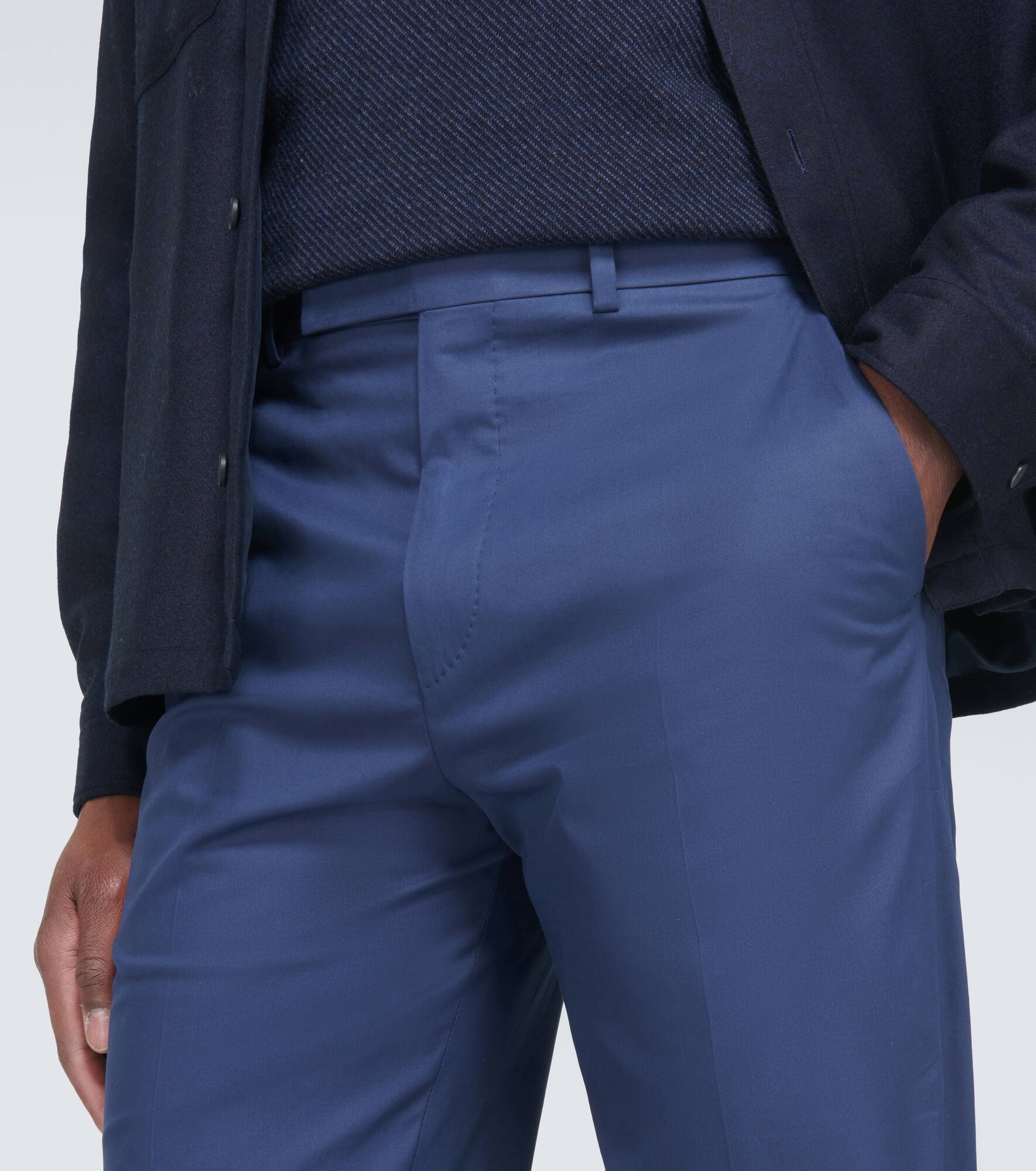Cotton blend suit pants - 5