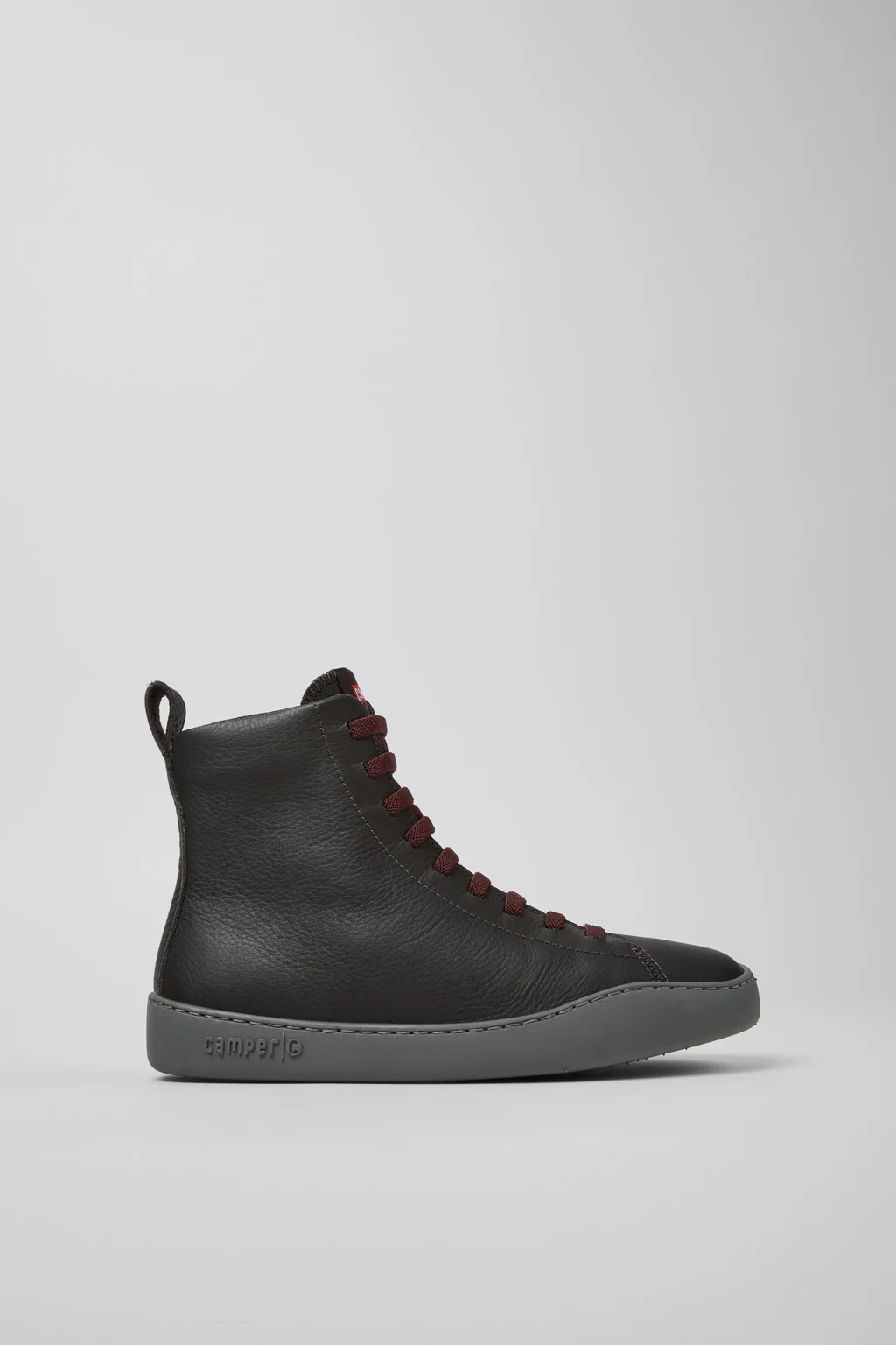 Peu Touring Gray Leather Mid Boots for Women. - 1
