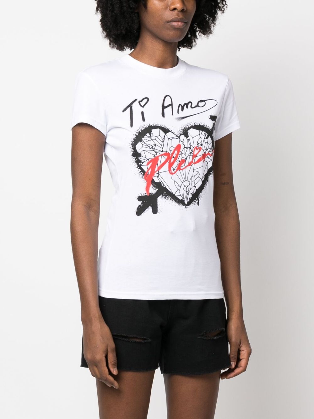 Sexy Pure Fit heart-print T-shirt - 3
