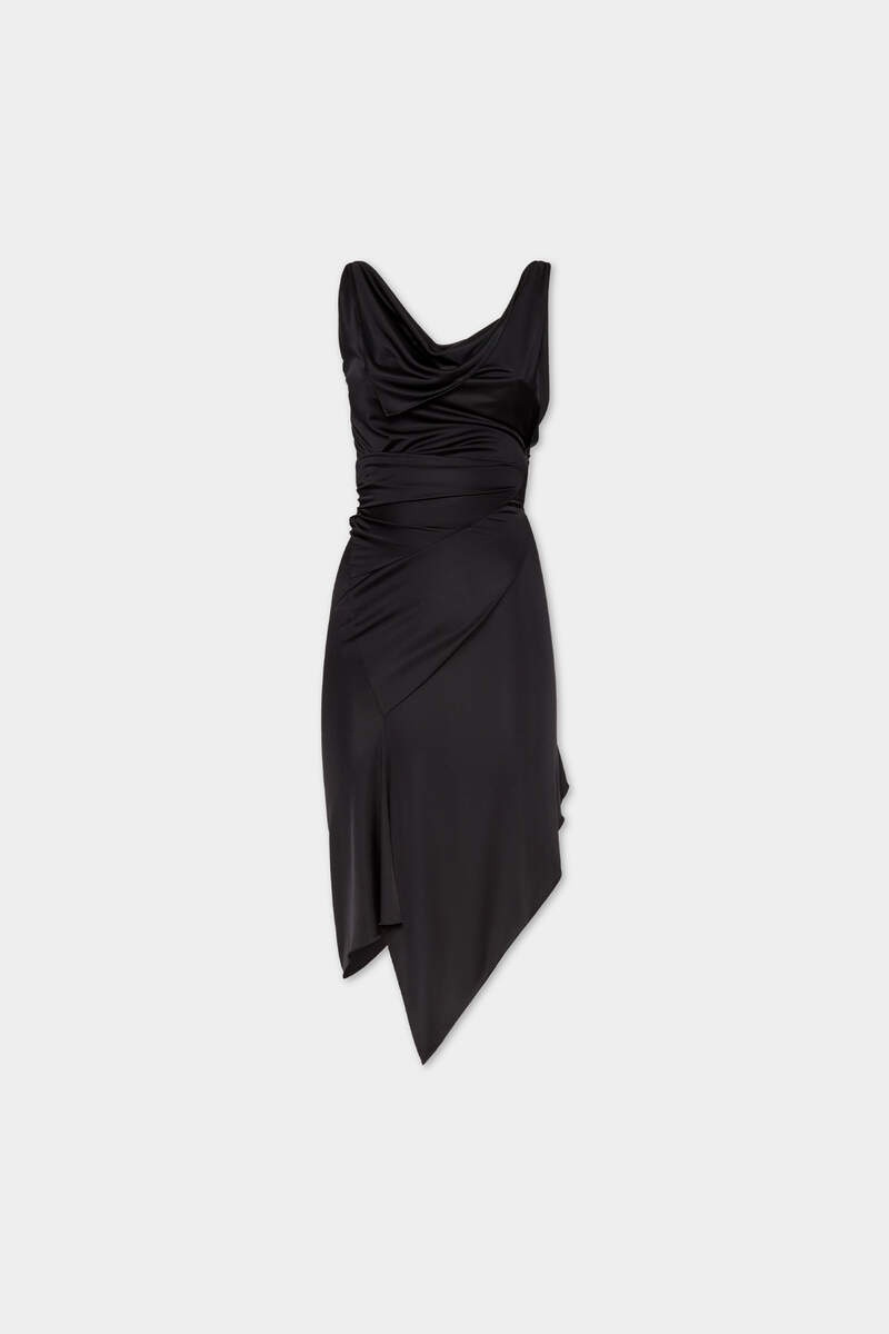 ASYMMETRICAL JERSEY DRESS 1