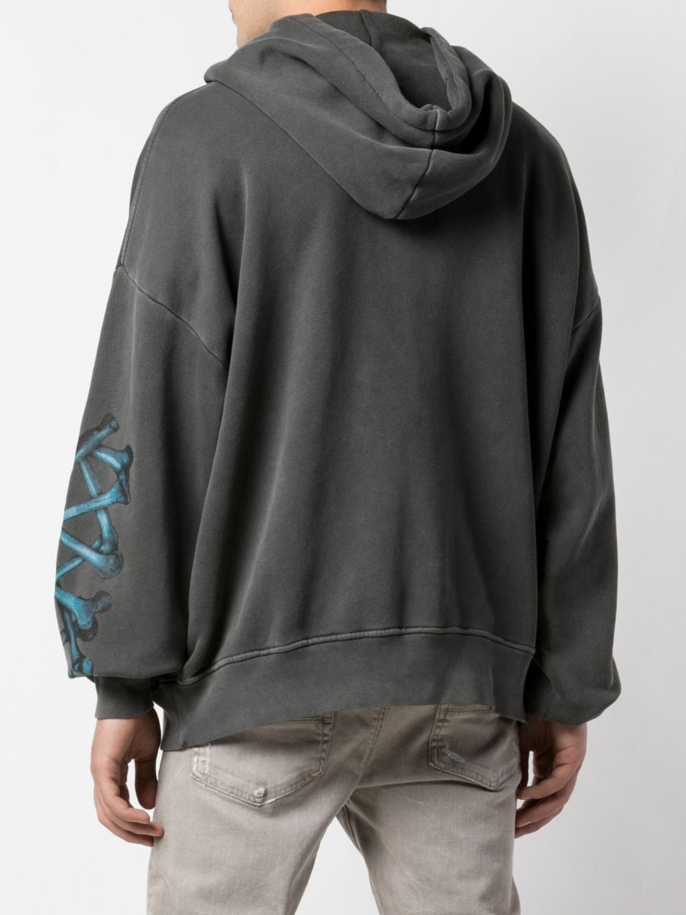 oversized logo print hoodie - 4