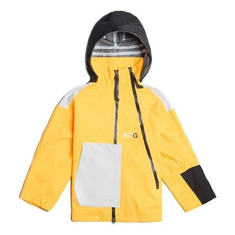 (WMNS) 나이키 실험실 Acg는 황색 AJ0954-845를 위한 GORE-TEX 재킷을 배치합니다 - 1