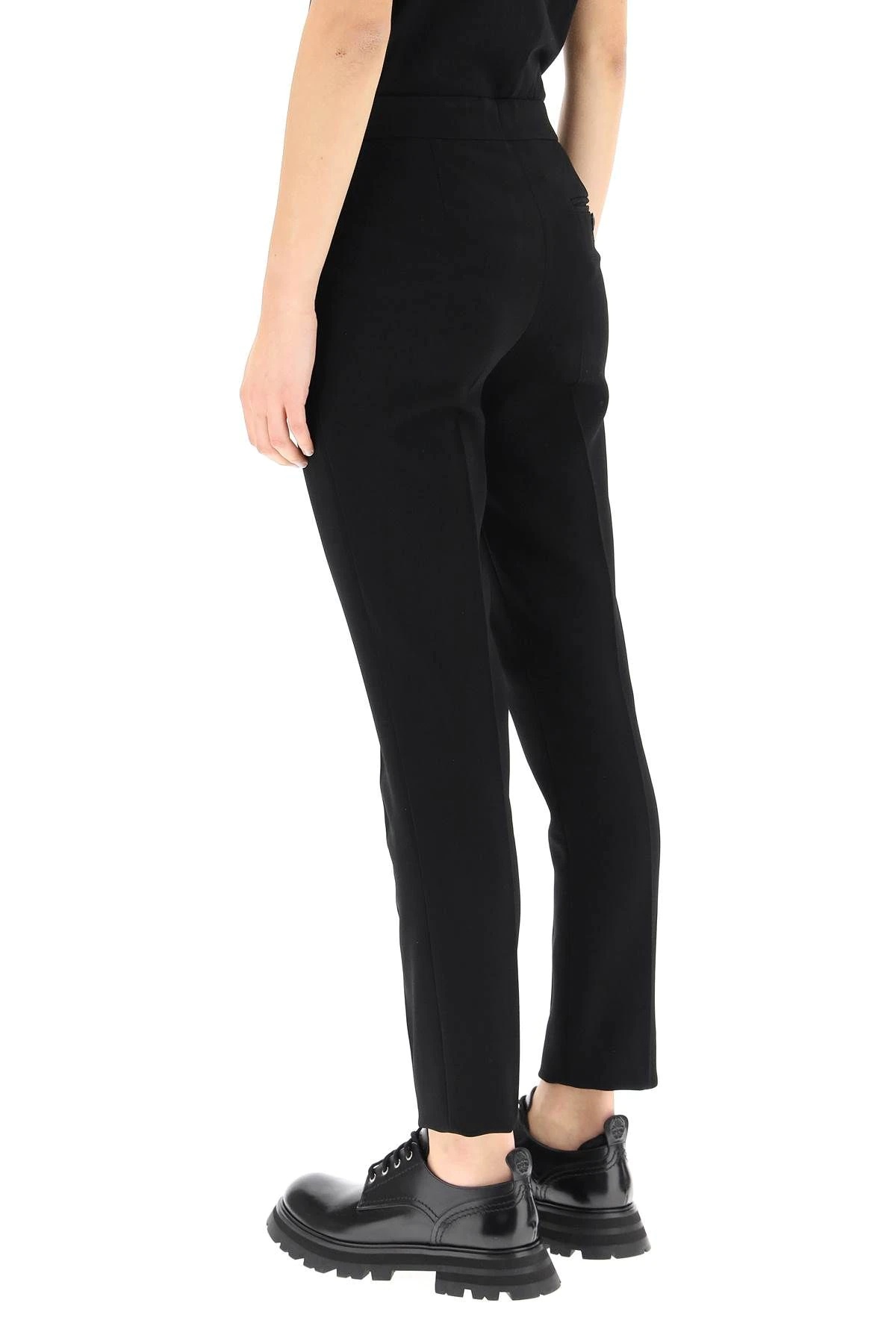 STRETCH CADY TROUSERS - 4