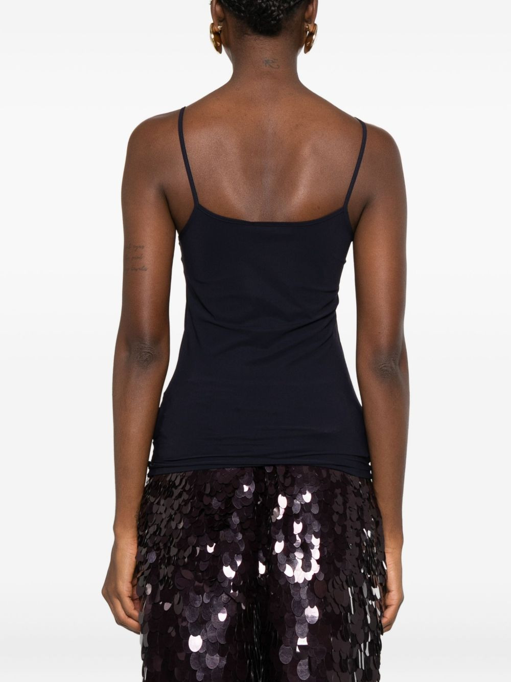 V-neck spaghetti-strap top - 4