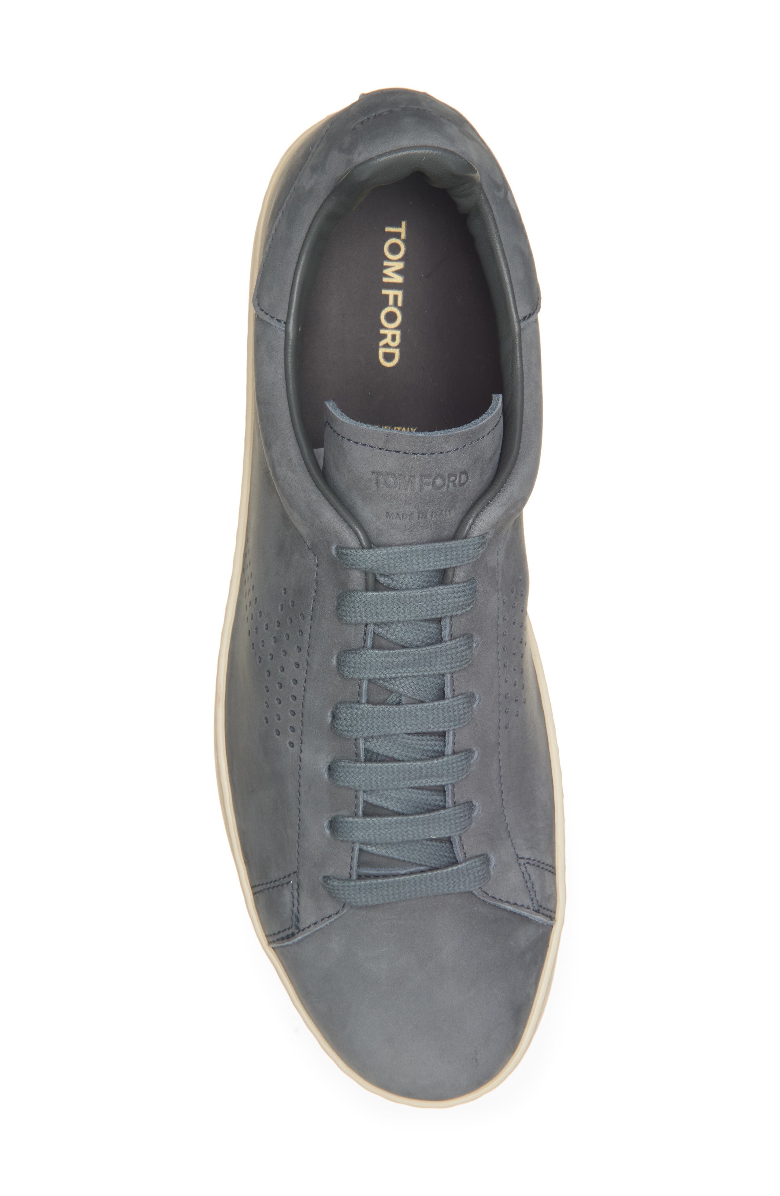 TOM FORD Warwick Sneaker in 3Lw33 Lead Blue/Cream at Nordstrom - 5