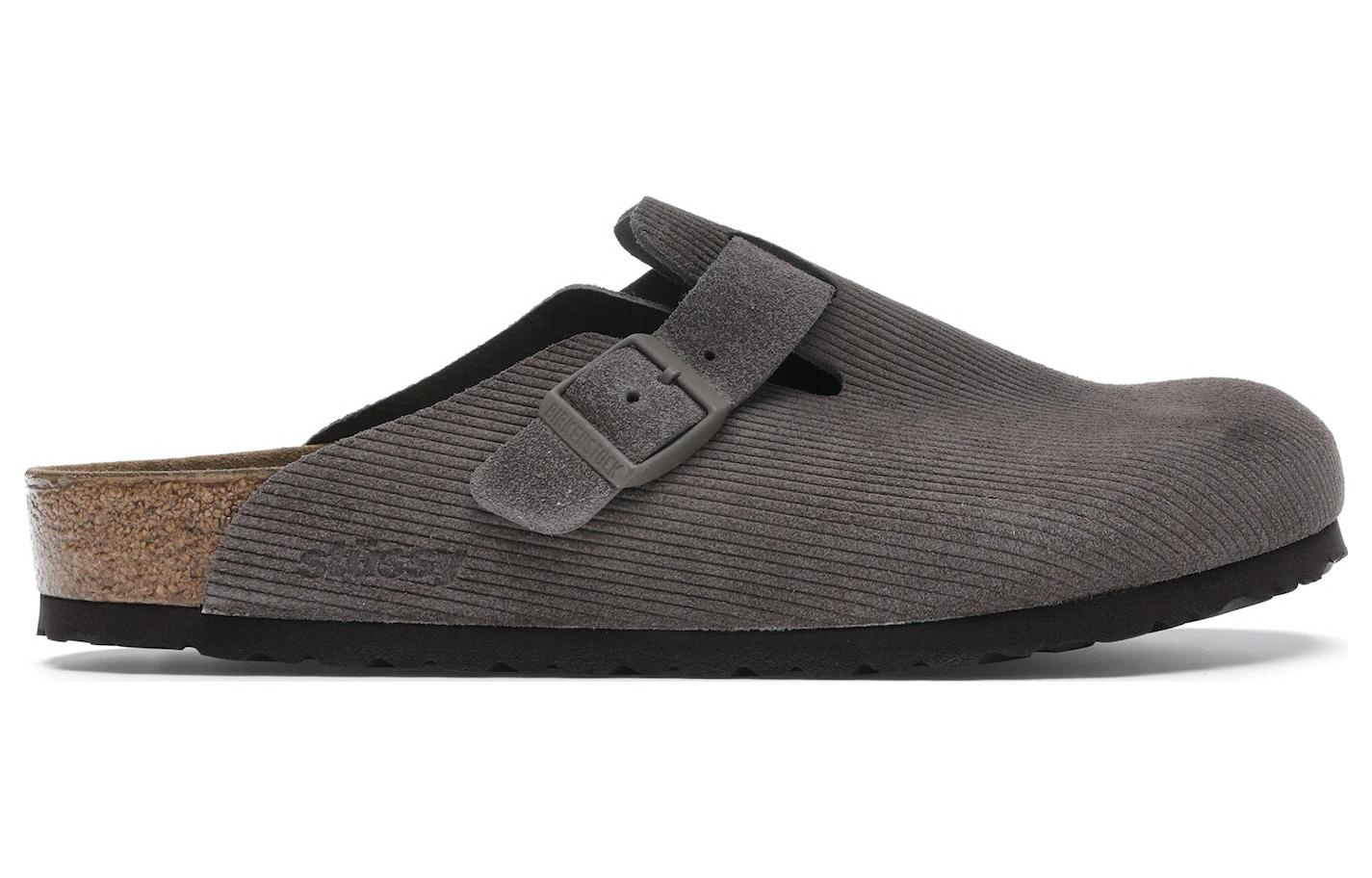 Birkenstock x Stussy Boston Clogs 'Anthracite' 1016811 - 3