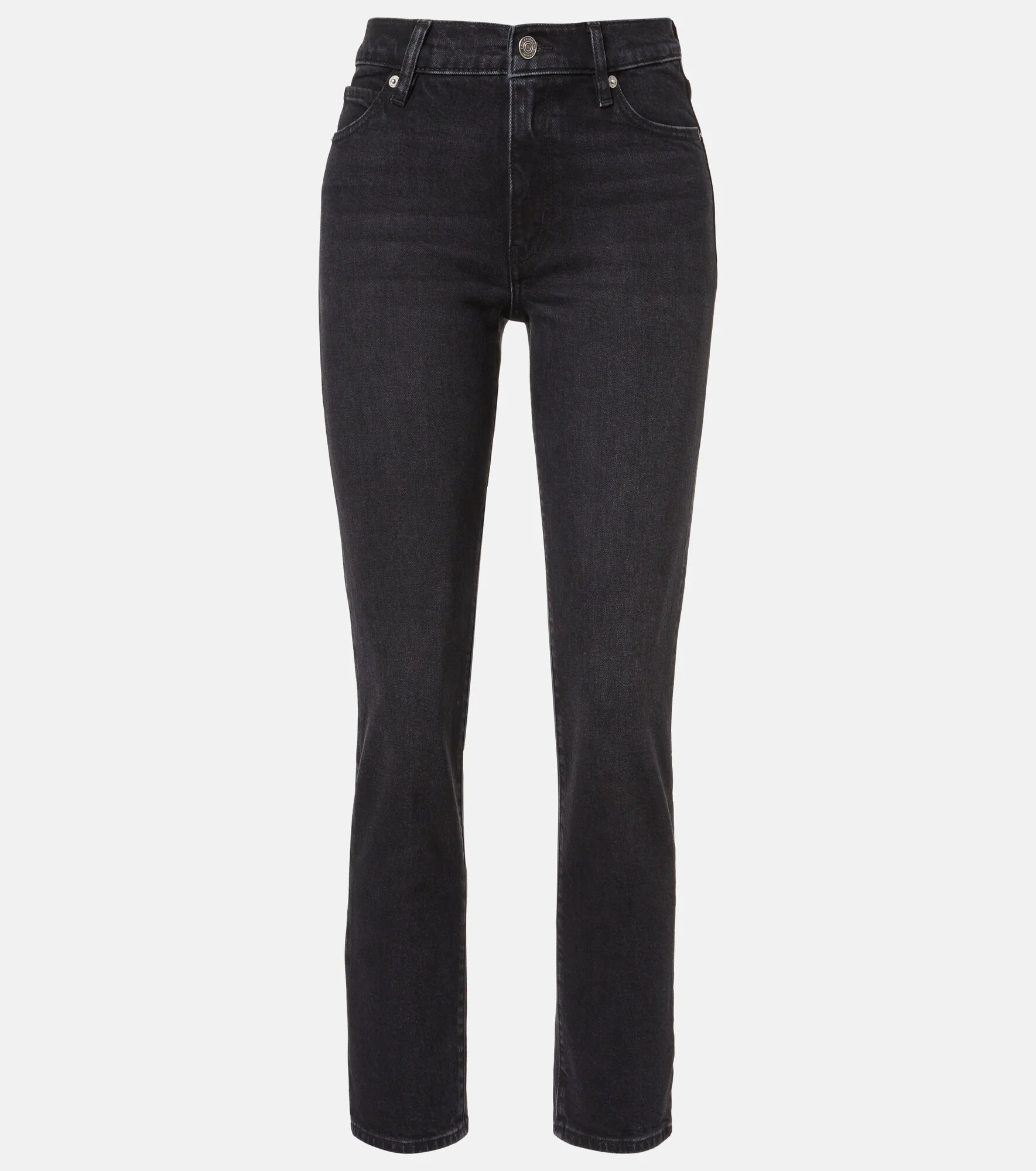 Borrowed cropped straight jeans - 1