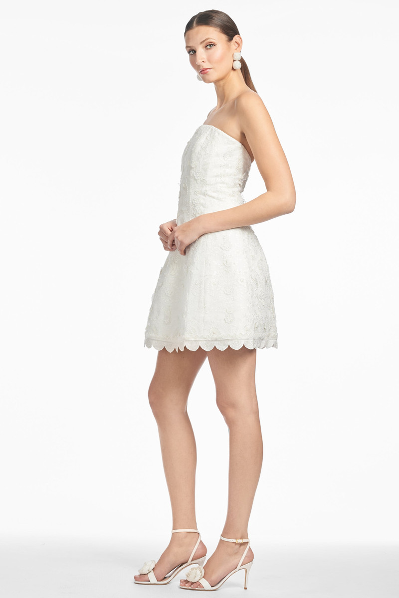 SACHIN & BABI EMBELLISHED ALANNA DRESS - IVORY outlook