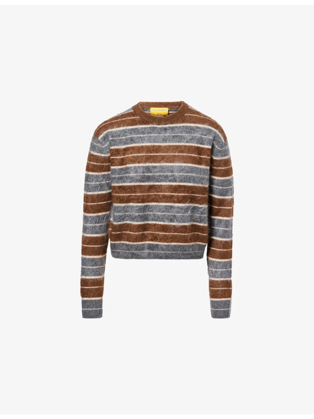 Grizzly Striped Brushed Cashmere Jumper - 1