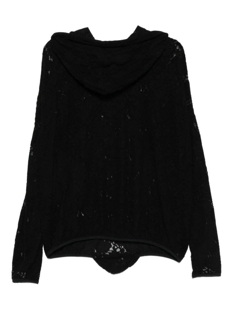 JUNTAE KIM lace hoodie outlook