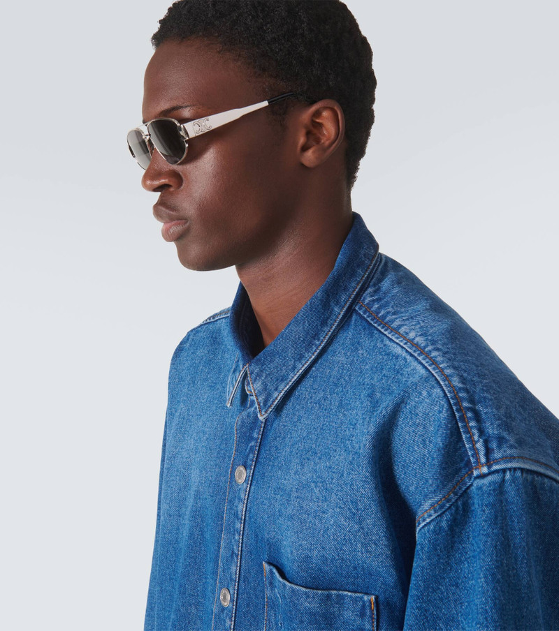 CELINE Triomphe Metal 03 aviator sunglasses outlook