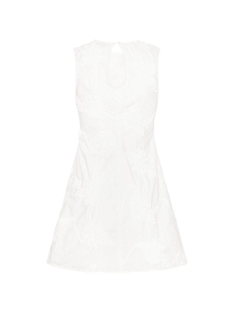 flower flared mini dress 6