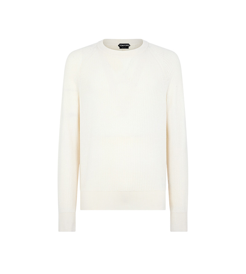 TEXTURED STITCH CREWNECK 1