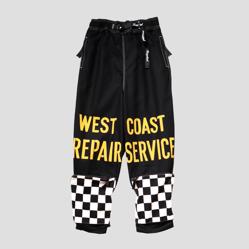 Kapital CANVAS WEAST COAST REPAIR-MAN PANTS (CHECKER) outlook