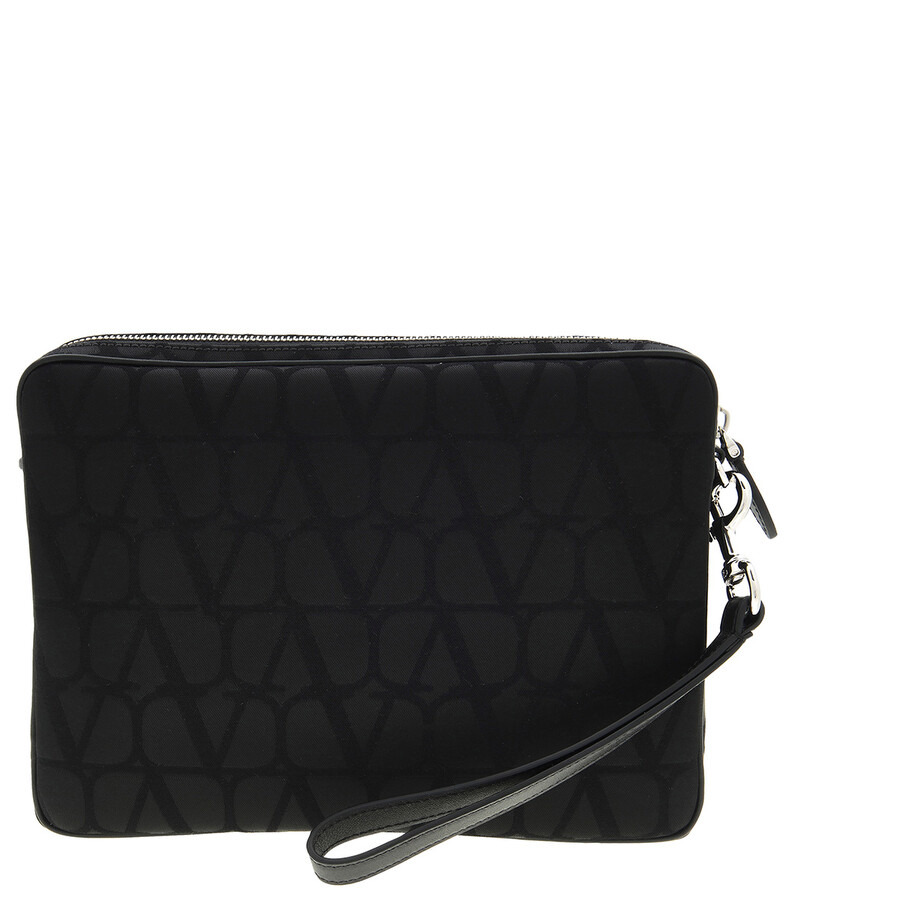 Valentino Toile Iconographe-Print Clutch - 4