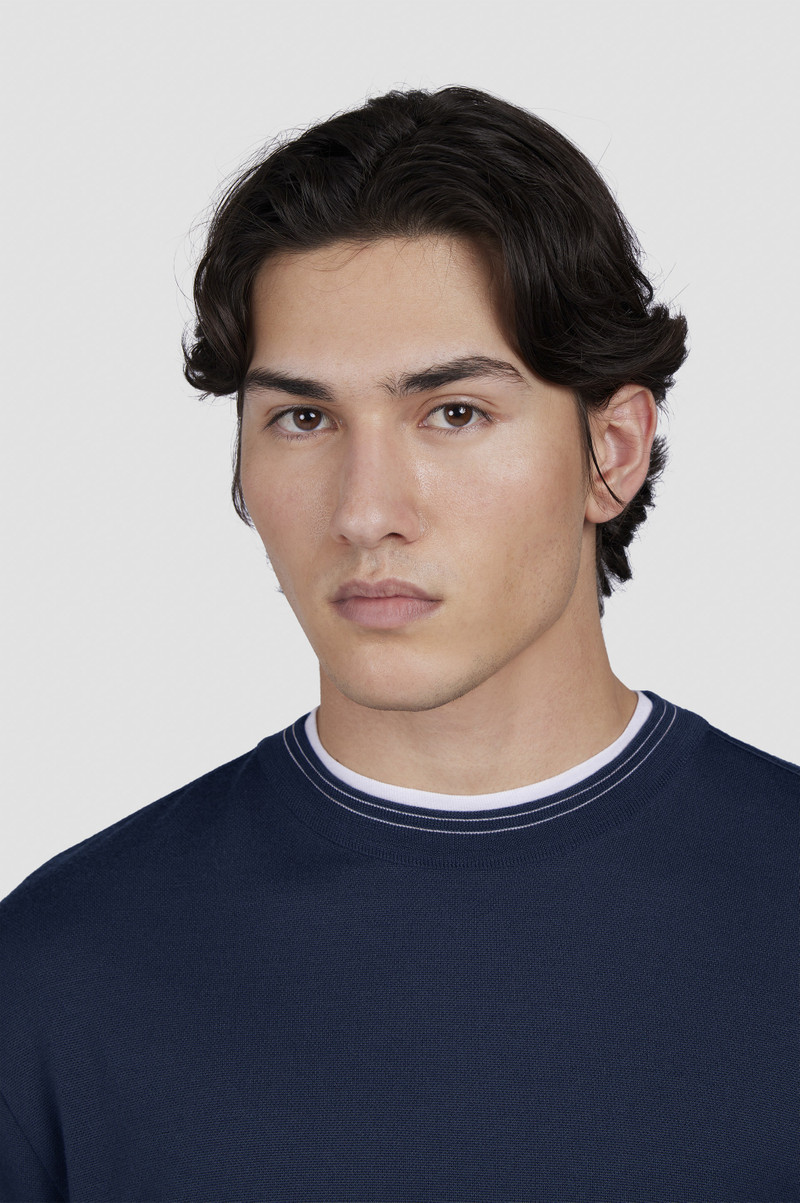 WOOL AND CASHMERE CREWNECK SWEATER 4