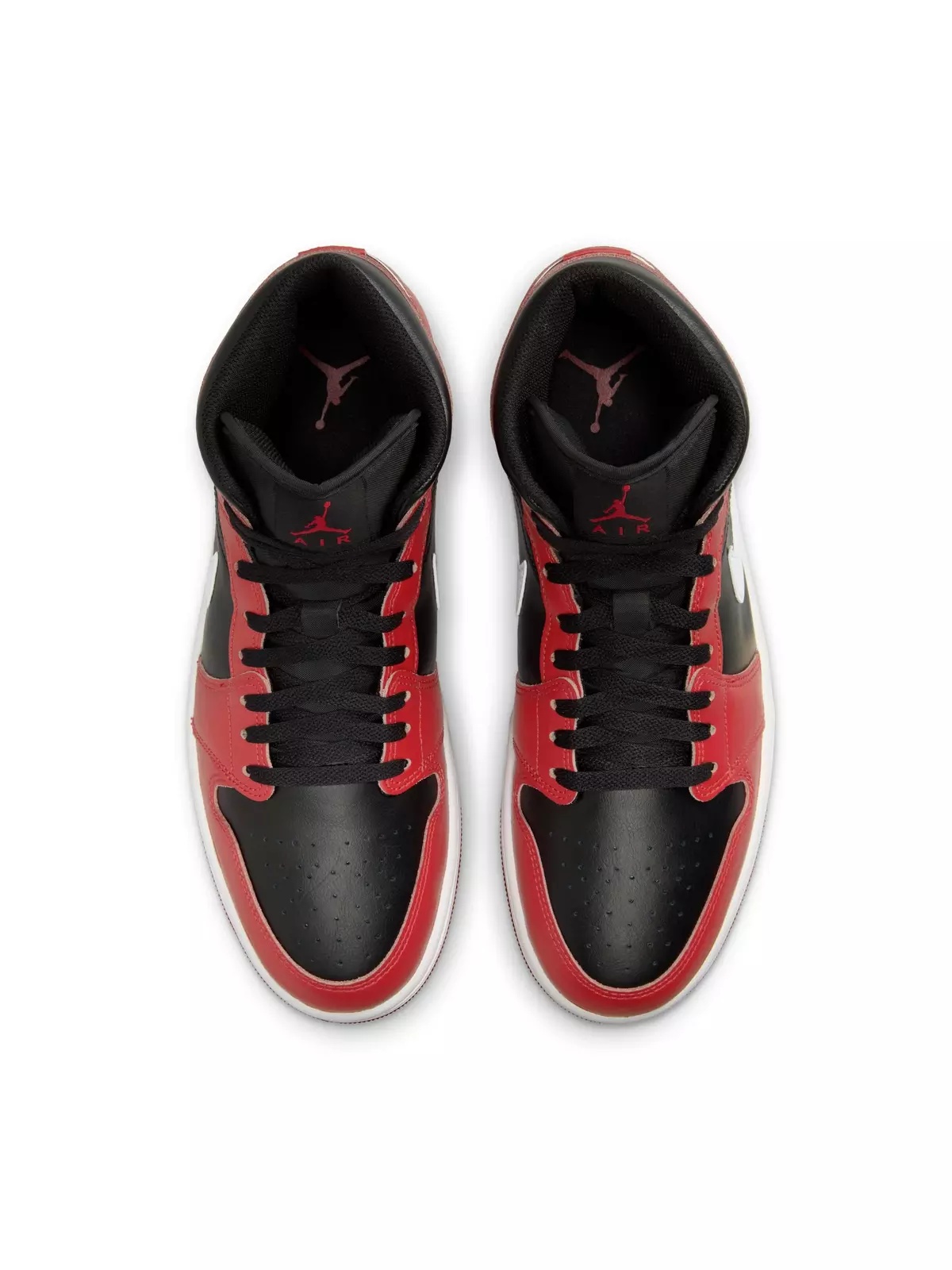 1 Mid "Black/White/Gym Red" Men's Shoe - 7