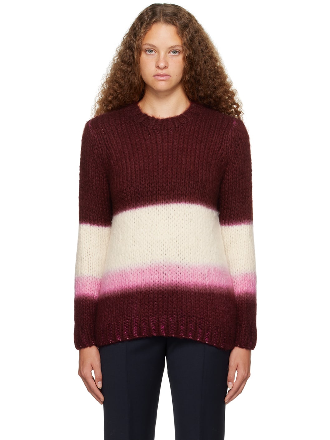 Burgundy Lawrence Sweater - 1