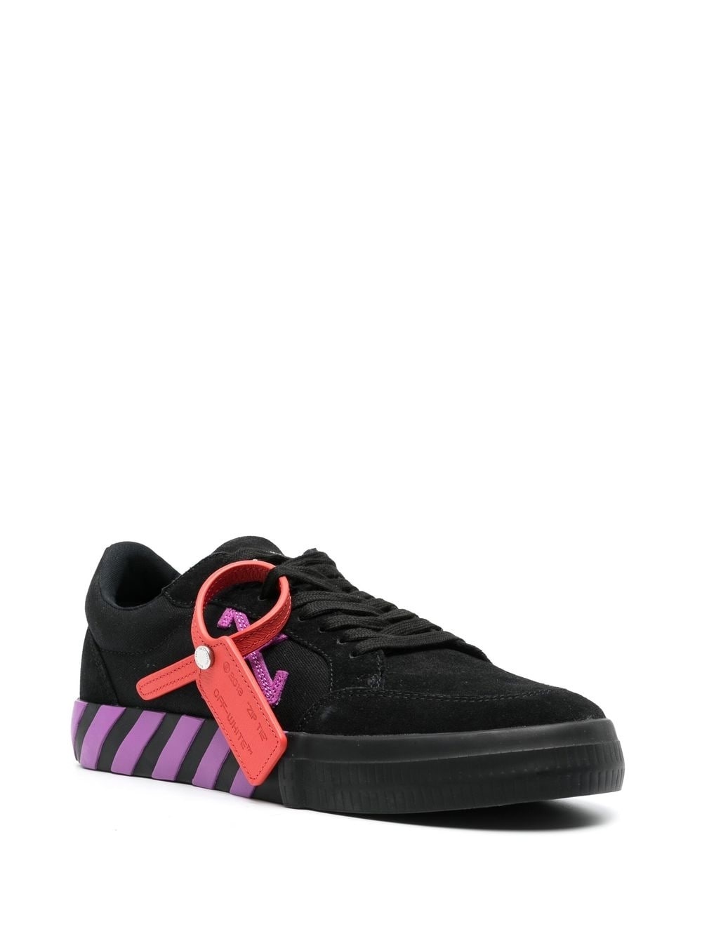 Low Vulcanized lace-up sneakers - 2